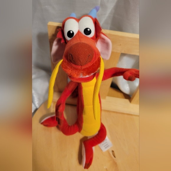 Original Disney Store Mulan Mushu Dragon Plush Stuffed Animal - Picture 8 of 14
